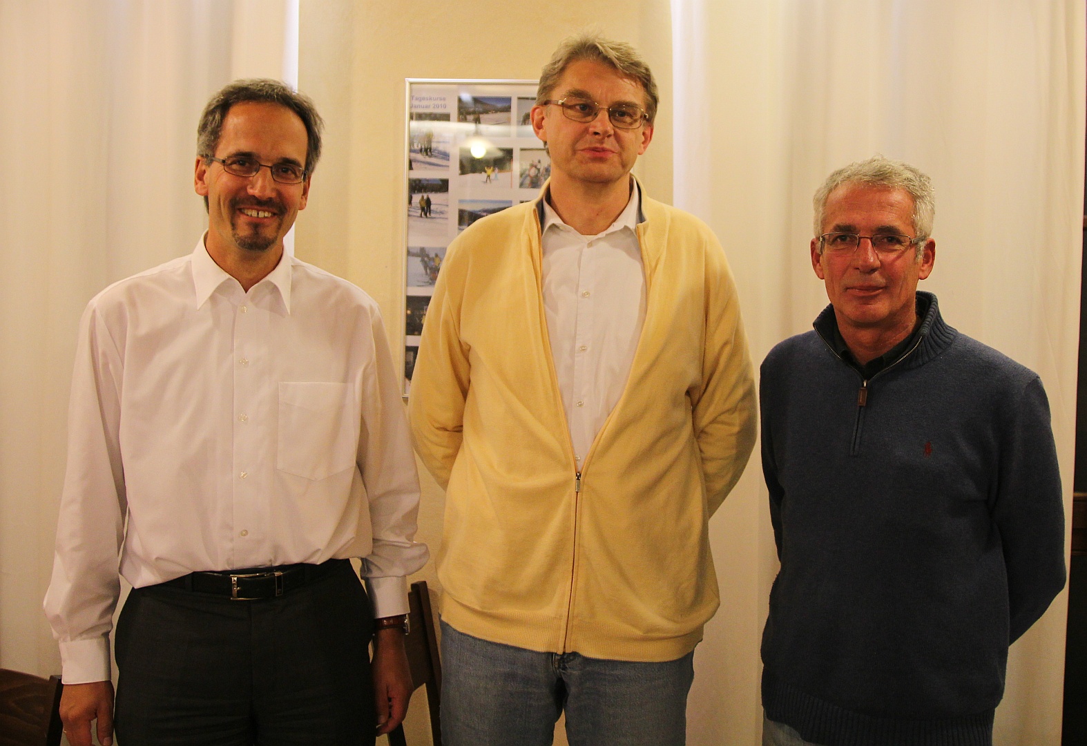 Frank Halama (2), Ulrich Grosch (1), Nuno Serras (3): Die Sieger des Handicapturniers 2014